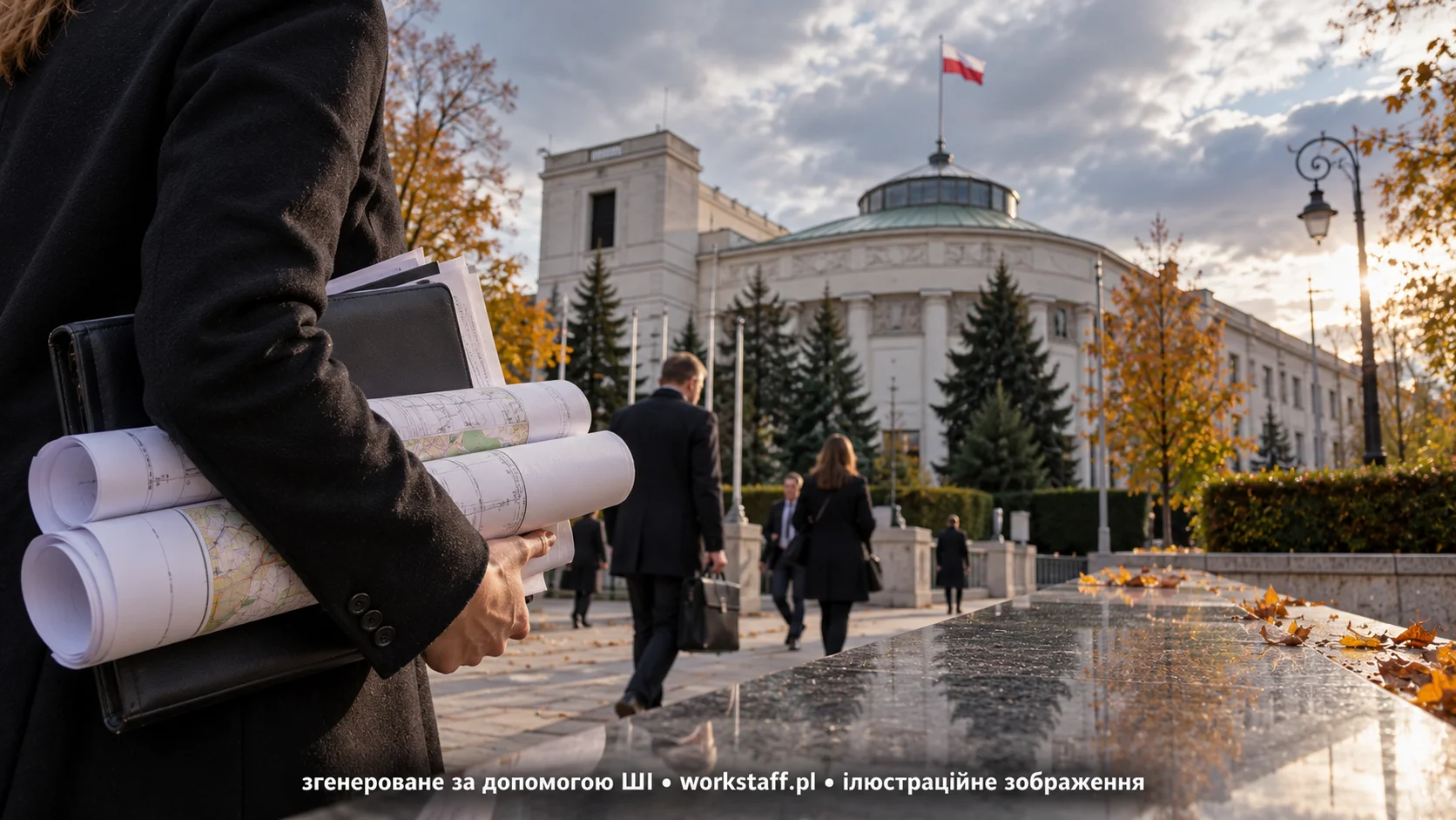Катажина Пелчинська-Наленч під час роботи на посаді міністерки фондів і регіональної політики Польщі.